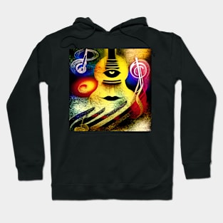 Abstract Image Of Musical Symbols Hoodie